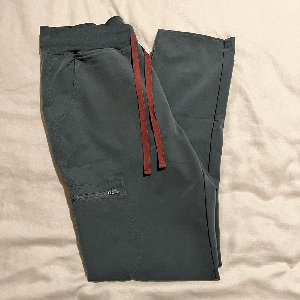 FIGS Bonsai Yola High Waisted Skinny Scrub Pants M